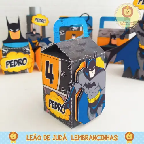 Caixinha para festa tema batman