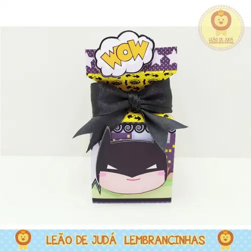 Caixinha para festa tema batman