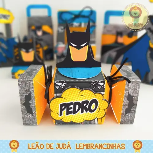 Caixinha para festa tema batman