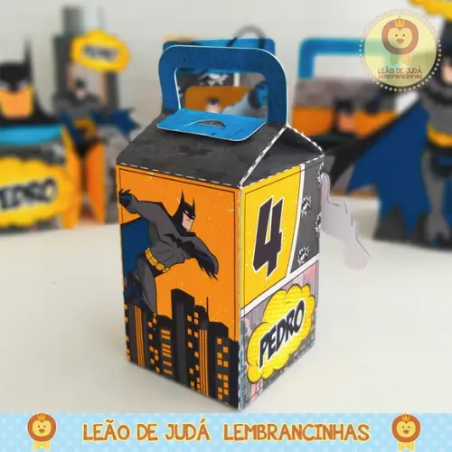Caixinha para festa tema batman