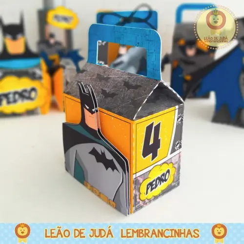 Caixinha para festa tema batman
