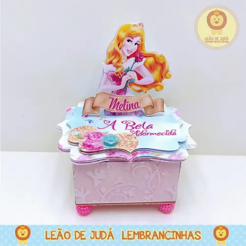 Caixinha para festa tema bela adormecida
