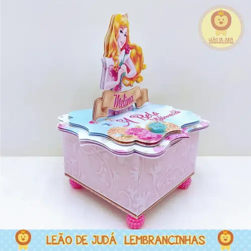 Caixinha para festa tema bela adormecida