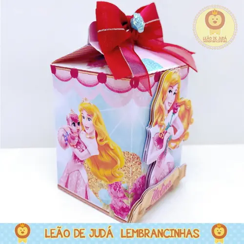Caixinha para festa tema bela adormecida