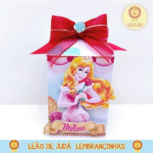 Caixinha para festa tema bela adormecida