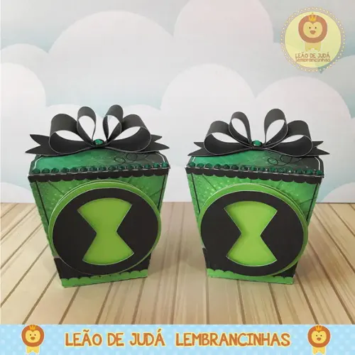 Caixinha para festa tema ben10