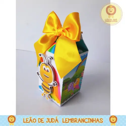 Caixinha para festa tema bichikids