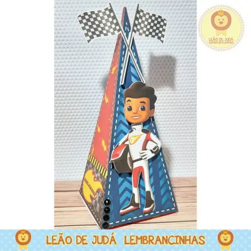 Caixinha para Festa Tema Blaze And Monster Machines
