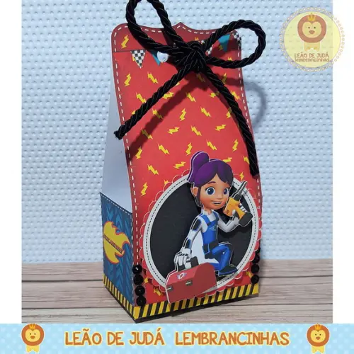 Caixinha para Festa Tema Blaze And Monster Machines