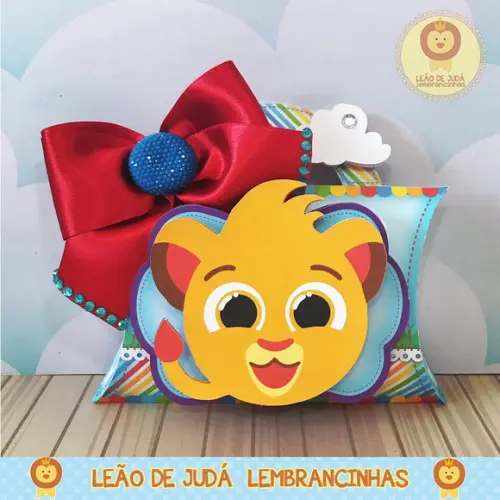 Caixinha para festa tema bolofofos