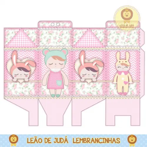 Caixinha Para Festa Tema Boneca Metoo Doll