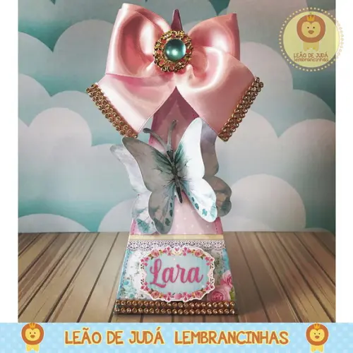 Caixinha para festa tema Borboleta