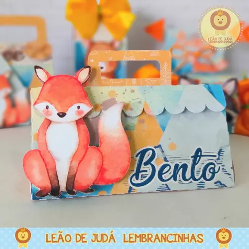 Caixinha para festa tema bosque