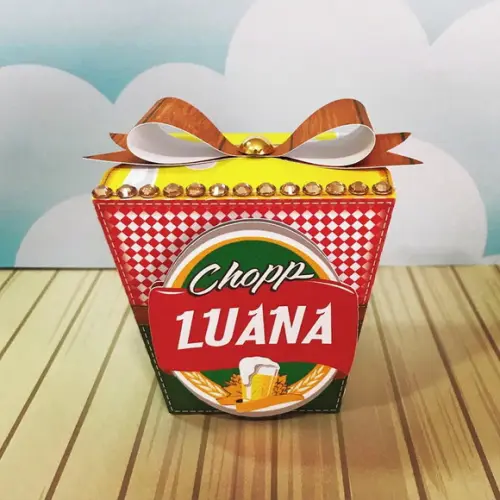Caixinha para festa tema boteco