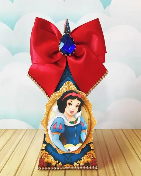 Caixinha Para Festa Tema Branca De Neve