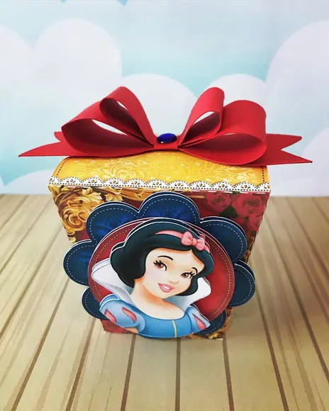 Caixinha Para Festa Tema Branca De Neve