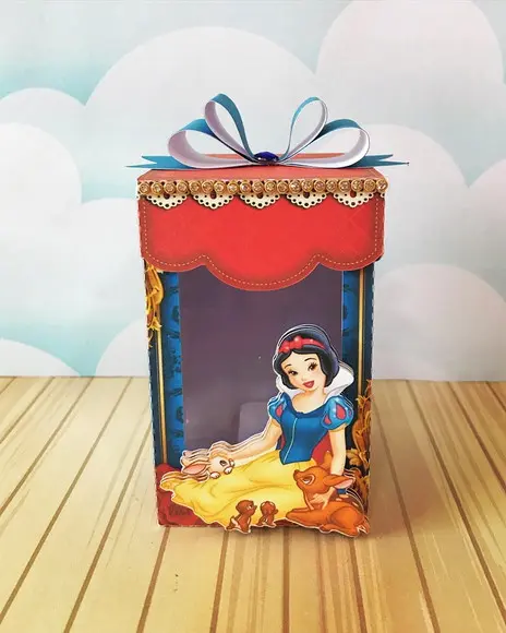 Caixinha Para Festa Tema Branca De Neve