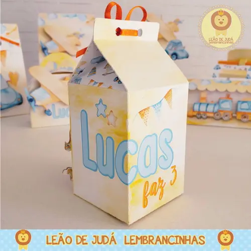 Caixinha para festa tema brinquedo