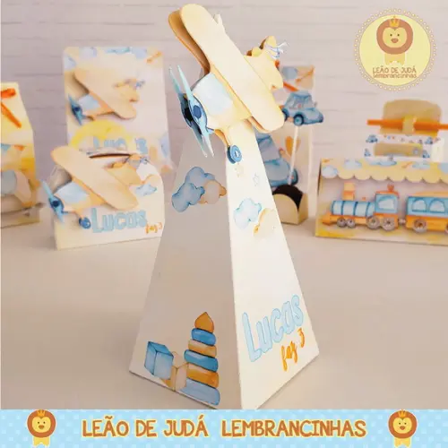 Caixinha para festa tema brinquedo