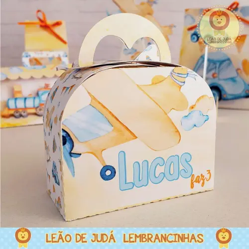 Caixinha para festa tema brinquedo