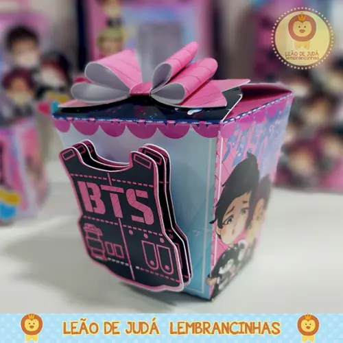 Caixinha para festa tema bts