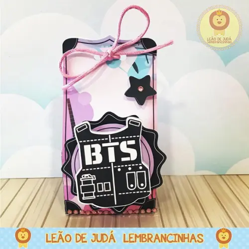Caixinha para festa tema BTS