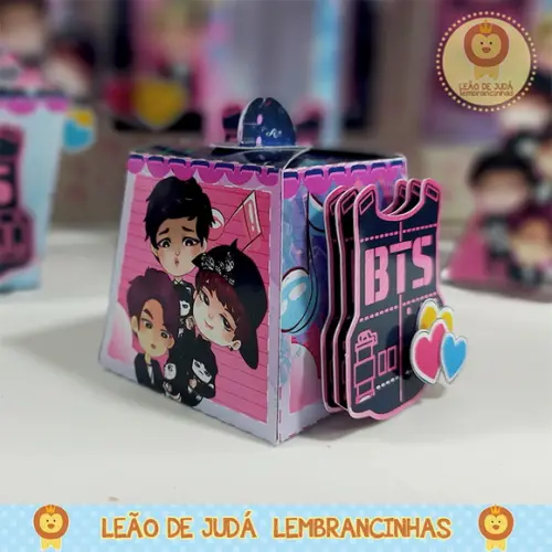 Caixinha para festa tema bts