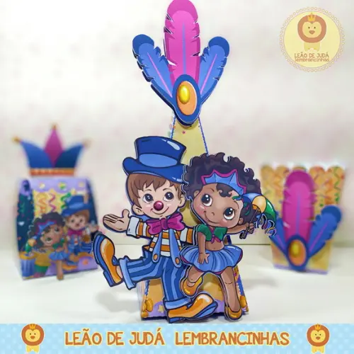 Caixinha para festa tema carnaval