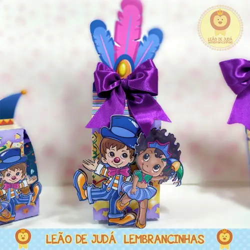 Caixinha para festa tema carnaval