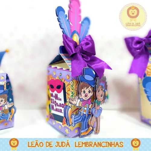 Caixinha para festa tema carnaval