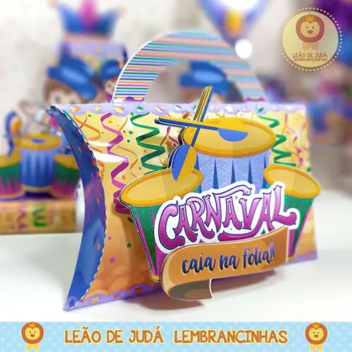 Caixinha para festa tema carnaval