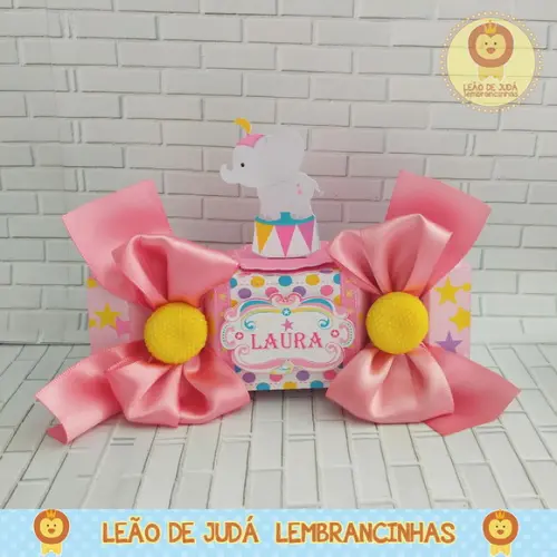 Caixinha para festa tema circo