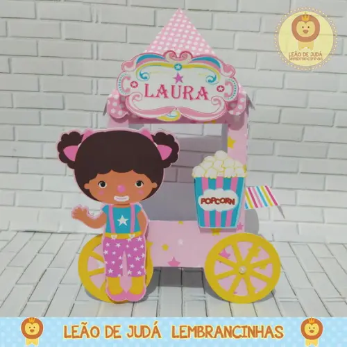 Caixinha para festa tema circo