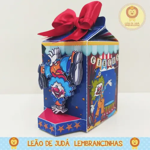 Caixinha para festa tema circo