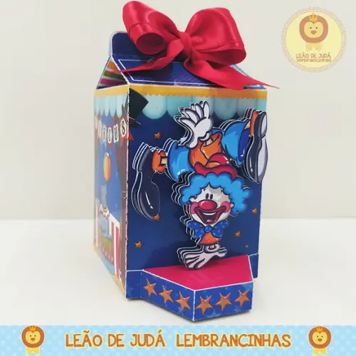 Caixinha para festa tema circo