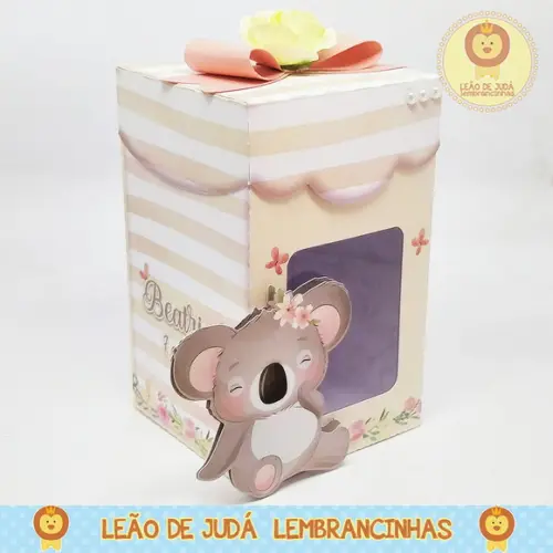 Caixinha Para Festa Tema Coala