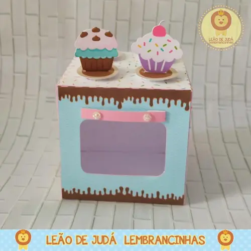 Caixinha para Festa Tema Confeiteira