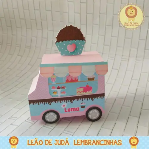 Caixinha para Festa Tema Confeiteira