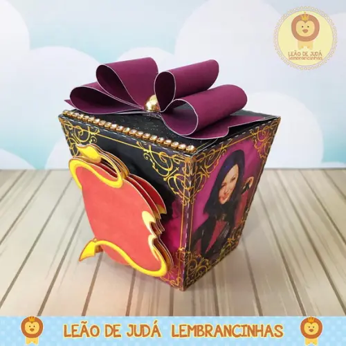 Caixinha Para Festa Tema Descendentes