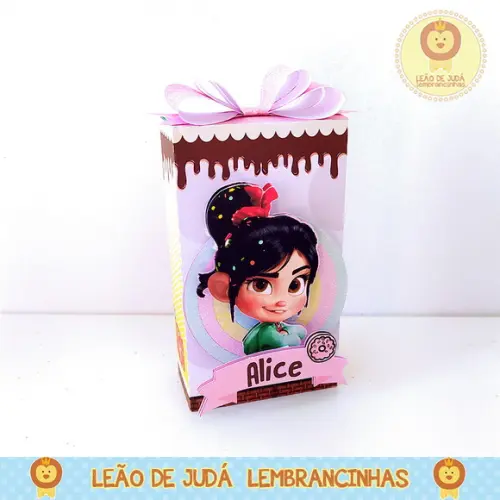 Caixinha para festa tema detona ralph