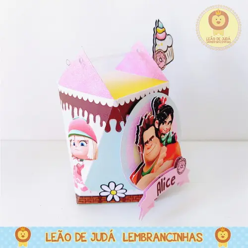 Caixinha para festa tema detona ralph