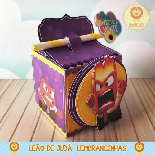 Caixinha para festa tema divertidamente