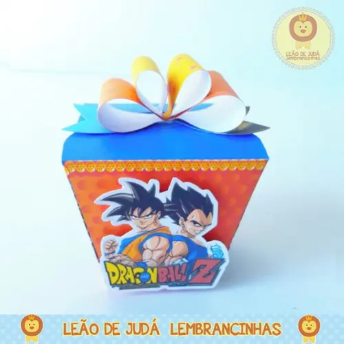 Caixinha para festa tema dragon ball
