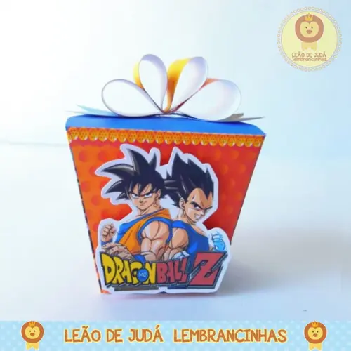 Caixinha para festa tema dragon ball
