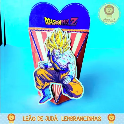Caixinha para festa tema dragon ball