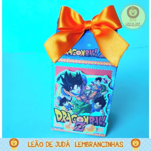 Caixinha para festa tema dragon ball
