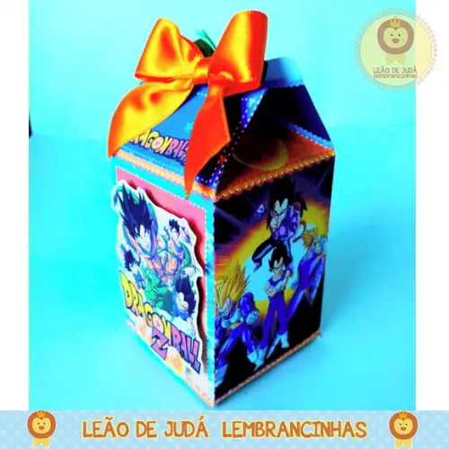 Caixinha para festa tema dragon ball