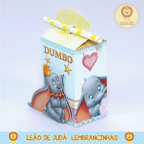Caixinha para festa tema Dumbo