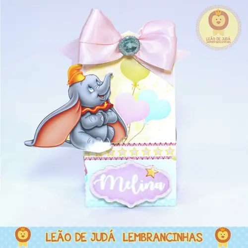 Caixinha para festa tema Dumbo