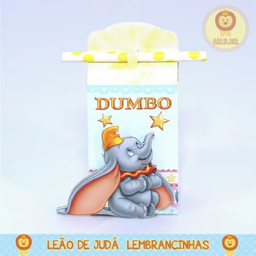 Caixinha para festa tema Dumbo